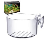 Soporte para plantas para pecera, maceta acrílica con succión, accesorios de paisaje acuático para vivero, terrario, paludario, ripario
