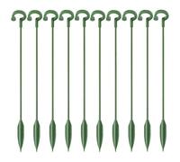 Soporte Para Plantas Trepadoras - Enrejado De Jardín De 0,6 Pulgadas | Jaula Para Platas De Hierro, Red De Soporte Para Platas, Paquete De 10 Estacas, Plantas De Interior, Tallo De Una Sola Flor Tr