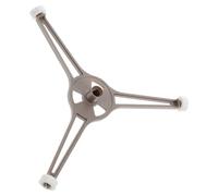 Soporte para Plato Giratorio Marrón Ruedas para Microondas | Bandeja Microondas, Plástico Brazo Triple y 16mm, Instalación sin Herramientas