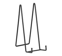 Soporte para Platos Decorativos Grandes - Soporte de Caballete para Expositor Mesa - Soportes Metalicos Para Placas Pesados | Cuadros | Marcos de Fotos | Libros | Lienzos - Negro - 2 Piezas - 30,5 cm