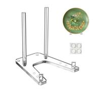 Soporte Para Platos Decorativos - Soporte Acrílico Transparente para Expositores | Expositor Ajustable para Estantería Móvil Álbum Tableta Obras Arte Postal