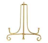 Soporte para platos, trípode plegable, soporte redondo para tartas de té, soporte para cualquier mesa (4 dorados)