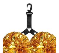 Soporte para Pompones para de animación, Organizador Duradero con botón de presión, Colgador fácil de Fijar | Organizador de Pompones de porristas, Ideal para niñas, concursos de animadoras