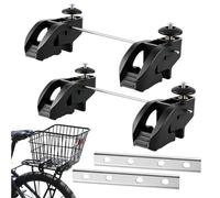 Soporte para portabicicletas de 2 piezas - Adaptador universal engrosado | Soporte de soporte trasero para bicicleta plegable de montaña | Ciclismo, viajes al aire libre, alforja de carga para