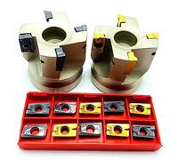 Soporte para portabrocas BAP400R BAP 400 50 63 80 es de repuesto para herramienta de torneado CNC APKT1604 APMT1604 (sin cortador, APKT1604PDER DP5420)