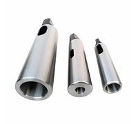 Soporte para portabrocas de fresa de extremo 3 piezas/1 juego de adaptador Morse Cone MT1 a MT2 a MT3 a MT4 para reducir la adaptación de cono de taladro