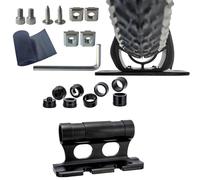 Soporte para Portaequipajes De Bicicleta,Accesorios De Montaje para Portaequipajes Traseros | Piezas Multiusos para Portaequipajes De Carga para Entusiastas Y Principiantes del