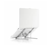 InnovaGoods® Soporte portatil de Aluminio, Soporte portatil Mesa Antideslizante Plegable, Soporte para Portatil Ajustable 7 Niveles de inclinación, Elevador portatil para Tablets, kindles, móviles.