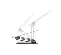 InnovaGoods® Soporte para Portátil Plegable y Regulable, Altura e Inclinación Ajustable, Antideslizante, Estructura Abierta, Pantallas de 10"-18", Acero de Carbono, Ideal para Oficina y Teletrabajo