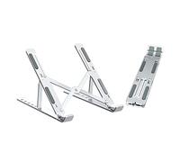 Soporte para portátil - Soporte para PC con Base Plegable, ángulo Ajustable - Soporte para PC de Aluminio - para portátiles y Ordenadores con Pantalla de 10-17