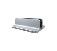 Soporte para portátil vertical doble regulable en aluminio (argento) Soporte para portátil portátil