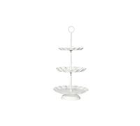 Soporte para postres con Borde Ondulado Blanco, Bandeja para Tartas, Bandeja para postres de Boda, decoración para el té de la Tarde, Soporte para postres, apt