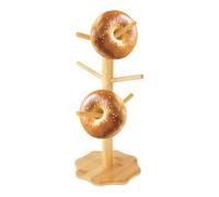 Soporte para pretzel, soporte para pretzels horneados, soportes de exhibición de pretzels en forma de árbol, árbol de salchichas o portavasos, estante de exhibición de palitos de pan, estante para