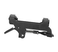 Soporte para propulsor eléctrico de 12 V para bote inflable, accesorio para motor de kayak con soporte giratorio de 90°, resorte de aleación de aluminio y plástico de primera calid