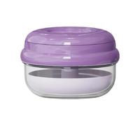 Soporte para prótesis - Contenedor portátil de 8,7 x 8,7 x 5,9 cm | Organizador de almacenamiento de llaves para viajes, viajes de negocios, hogar, limpieza, enjuague, cuidado, tapa segura para