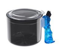 Soporte para prótesis dentales - Taza de limpieza de prótesis con cesta coladora | de dentadura para limpieza de viaje, contenedor de dientes falsos, estuche de almacenamiento de protector bucal
