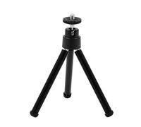 Soporte para proyector 2 uds Mini trípode Flexible for proyector soporte Mini proyector YG300 YG310 RD802 soporte de aleación de aluminio trípode for proyector Soporte para proyector para pared(Negro)