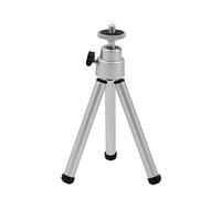 Soporte para proyector 2 uds Mini trípode Flexible for proyector soporte Mini proyector YG300 YG310 RD802 soporte de aleación de aluminio trípode for proyector Soporte para proyector para pared(Silver