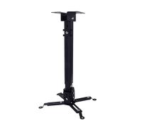 Soporte para proyector con ahorro de espacio ajustable de 43 a 65 cm, montaje en pared/techo, 15 kg, soporte de brazo extensible para proyector