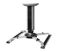 Soporte para proyector El proyector se monta en el techo El soporte de montaje en el techo del proyector se adapta a un techo plano o inclinado Altura ajustable con longitud extensible Soporte para pr