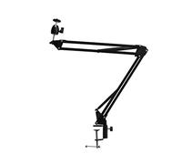 Soporte para proyector Escritorio con abrazadera en C Soporte for proyector junto a la cama Soporte de metal Multiángulo ajustable Plegable Universal Escritorio for cabecera Proyección Techo Universal