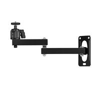 Soporte para proyector Soporte de montaje en pared Universal for proyector, movimiento completo, rotación 360 con placa, brazo Flexible, soporte plegable Soporte para proyector para pared(Total Length