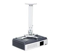 Soporte para proyector Soporte for proyector Soporte de Montaje en Techo for proyector Se Adapta a techos Planos o Inclinados Altura Ajustable con Longitud Extensible de 10 a 15 Pulgadas Soporte para