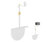 Soporte Para Proyector, Trípode Para Proyector Soporte Giratorio De 360° Trípode En Forma De L De Pared Soporte De Suelo Altura De ángulo Ajustable 25-37cm Para Mesita De Noche Sofá Y Escritorio