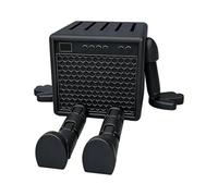 Soporte para púas de guitarra, altavoz impreso en 3D, con forma de figura, 1 pieza, soporte de exhibición de púas de guitarra, soporte de púa de escritorio, con organización de 5 ranuras, para bajo