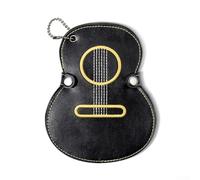 Soporte para púas de guitarra de poliuretano de 17 ranuras para músicos que cambian de púas a menudo, la construcción apoya las rutinas de práctica diaria (negro)