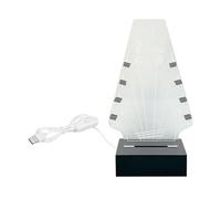 Soporte para púas de guitarra eléctrica de acrílico con base para almacenamiento y exhibición de púas
