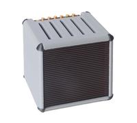 Soporte para púas de guitarra, estilo vintage, portátil, para entusiastas de la acústica, almacenamiento elegante, gris