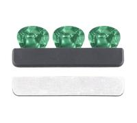 Soporte para púas de guitarra, organizador de almacenamiento de púas, caja de almacenamiento de púas de guitarra eléctrica con juego de 3 púas para guitarristas de bajo y ukelele