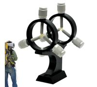 Soporte para puntero Finder Scope, soporte de montaje Foundscope - Aleación de la base de montaje - Base de montaje portátil con tornillos 1/4, accesorios telescópicos para punteros astronómicos