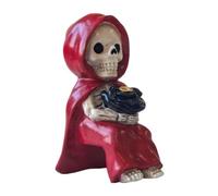 Soporte para quemador de incienso, calavera gótica de resina, decoración del hogar, soporte para varillas de incienso, estatua zen, para dormitorio, sala de estar, oficina, hogar, cafetería, altar