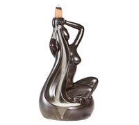 Soporte para Quemador de Incienso, Elegante Soporte de Conos de Incienso de cerámica con Forma de Cuerpo, decoración de exhibición del hogar, de Escritorio para Sala de Estar, Estudio