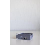 Soporte para rack 1U (1U) o 2U (2U) - Para racks de 19 y 10 pulgadas - Compatible con, por ejemplo, Philips Hue Bridge (negro, 1U (1U))