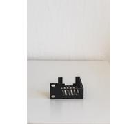 Soporte para rack Raspberry Pi 5 - Montaje impreso en 3D para racks de servidores de 19 pulgadas - Montaje a izquierda o derecha - Accesorios Home Lab (plata, izquierda)