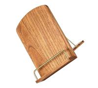 Soporte para recetas de cocina para libros grandes y tabla de cortar, incluye ranuras extraíbles, soporte plegable para recetas
