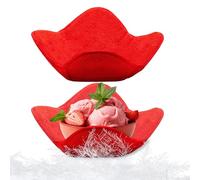 Soporte Para Recipiente Para Microondas - Tela De 9,84 Pulgadas, 2 Piezas | Cubierta Para Cuenco Antiescaldaduras | Soporte Para Cuenco De Comida Antideslizante Resistente Al Calor | Accesorio De Coci