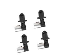Soporte para Reflector Negro de Plástico y Metal, 4 Piezas