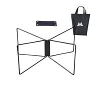 Soporte para refrigerador de campamento: soporte plegable robusto, mesa de radiador portátil | Marco de soporte para exteriores en acero resistente, ajustable y compacto sin resbalones para camping o