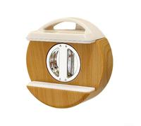 Soporte para regleta de alimentación con ventosa giratoria de 360° para gestión de cables, fijador de pared desmontable para bloques de extensión y protectores de sobretensión, soporte ABS sin taladro