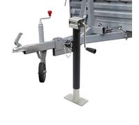 Soporte para remolque, soporte giratorio con manivela, pie de apoyo, 5000 libras, pie de apoyo ajustable, soporte para excavadora para remolques, caravanas, yates