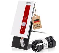 Soporte para repetidor Fritz 600/1200/1700/2400/2700 - para una recepción WiFi óptima - Incluye extensión de 2 m - Fabricado en Alemania