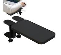 Soporte para reposabrazos, bandeja ajustable para teclado | Extensor de mesa ergonómico ajustable de metal, cómoda almohadilla de codo para hombres y mujeres