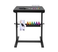 Soporte para reposabrazos para tatuaje, altura ajustable 66 - 98 cm, brazo de tatuaje, soporte para piernas con esponja de piel sintética, soporte para tatuajes