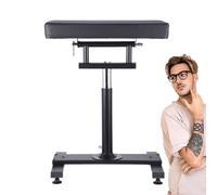 Soporte para reposabrazos, soporte para reposabrazos cuadrado - Reposabrazos de hierro resistente ajustable en altura e inclinación | Soporte para brazo de dibujo, equipo, reposapiés con almohadilla