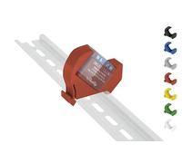 Soporte para riel de sombrero/adaptador "Mini" para Shelly-MINI DIN Rail Bracket (35 mm), color rojo