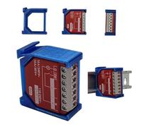 Soporte para riel para Shelly 1PM GEN4 Din Rail Adapter - Varios colores disponibles (azul)